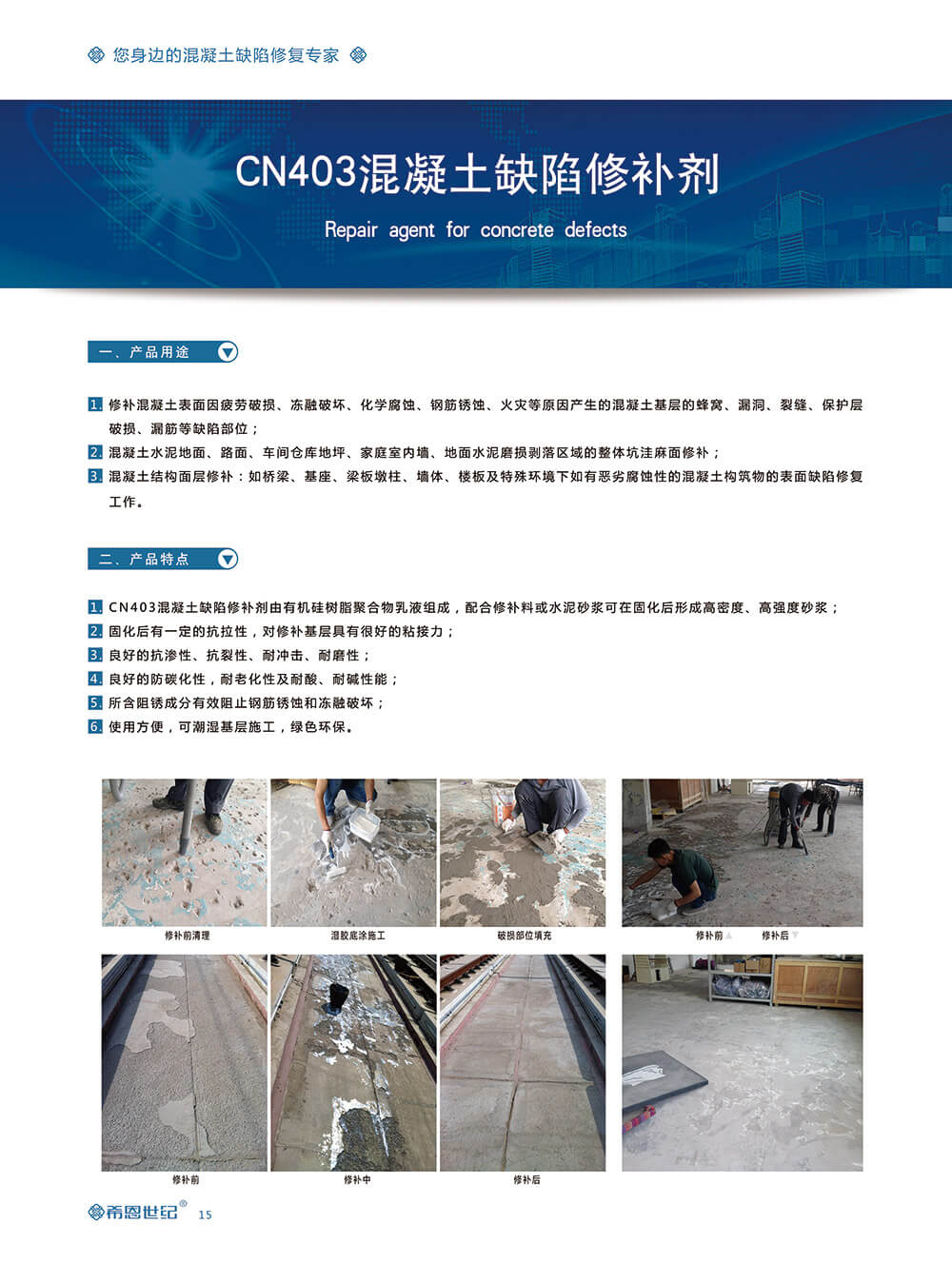CN403混凝土缺陷修補(bǔ)劑2